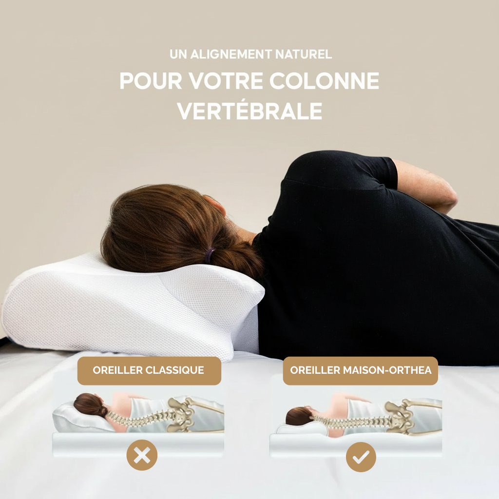 L'oreiller qui soulage vos cervicales