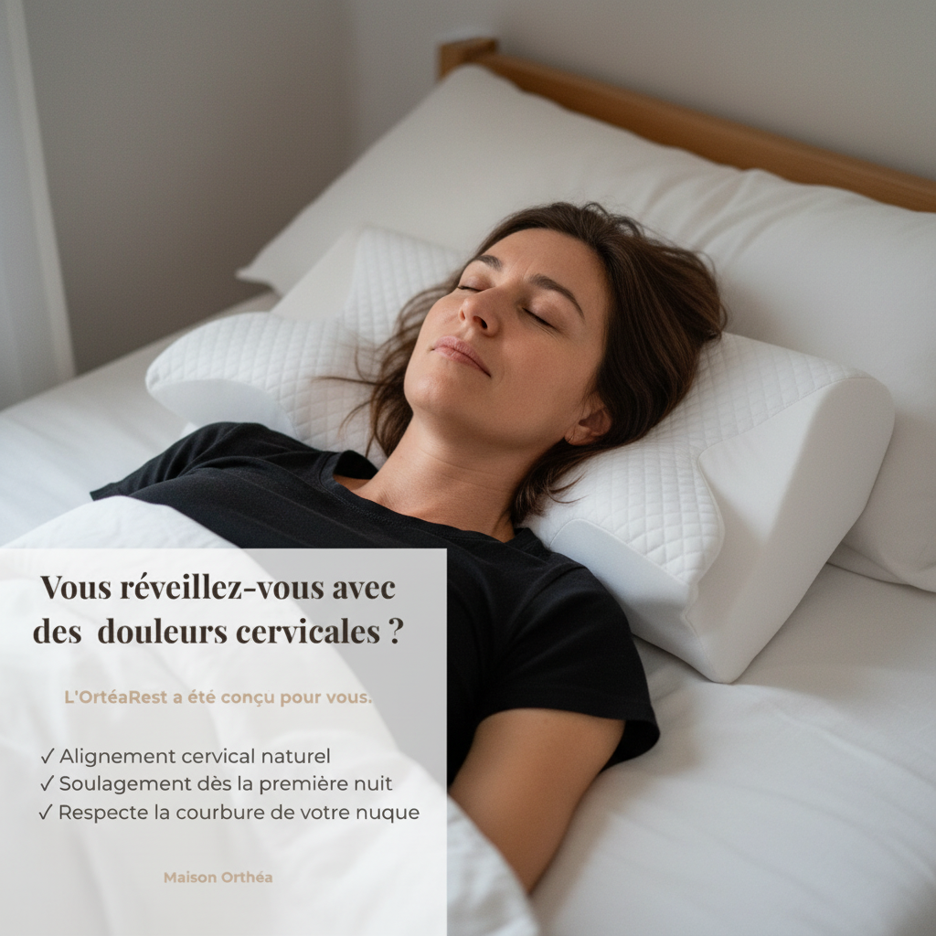 L'oreiller qui soulage vos cervicales